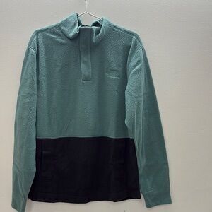 The North Face Pali Pile Fleece Snap Dark Sage/Tnf Black Small MD